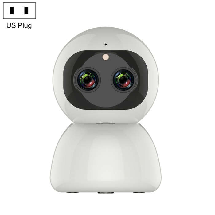 YT48 HD Wireless Indoor Network Shaking Head Binocular Camera, Support Motion Detection & Infrare...