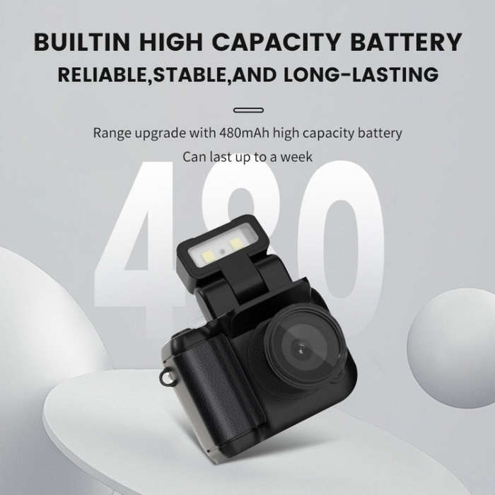 Y4000 Mini Camera 1080P HD Digital Camera with Screen Portable Retro Travel Vlog Student Small Ca...