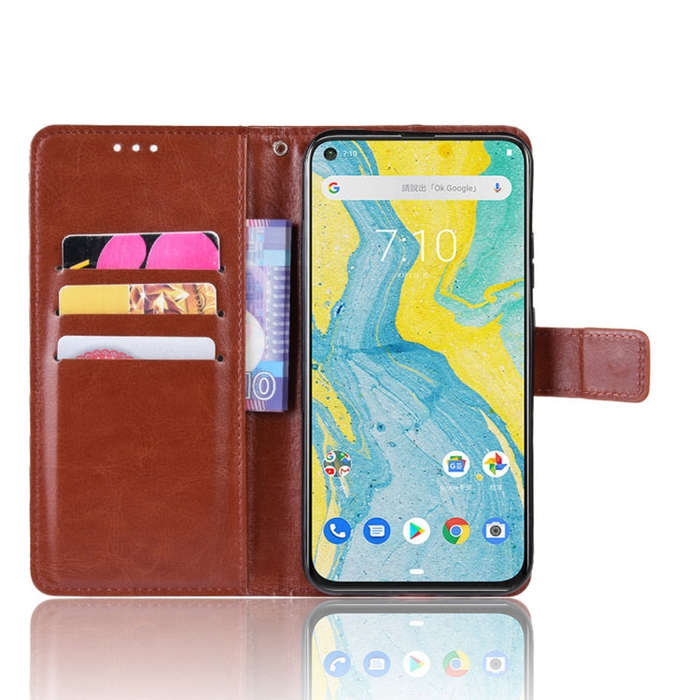 Crazy Horse Texture Horizontal Flip Leather Case for Nokia X71 (8.1 Plus), with Holder & Card Slo...