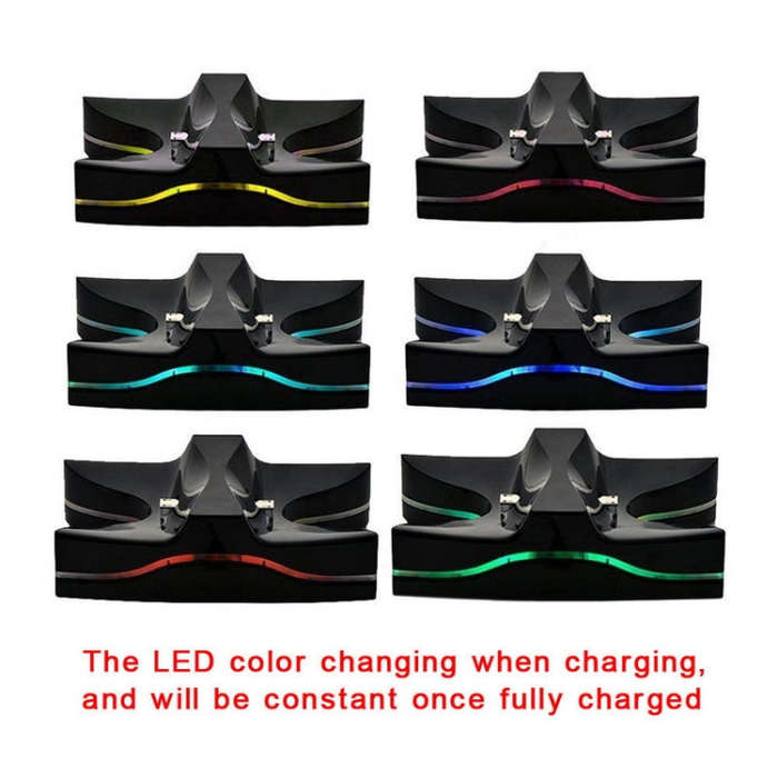 Special UFO Shape 2 x USB Charging Dock Station Stand / Controller Charging Stand for PS4 Playsta...