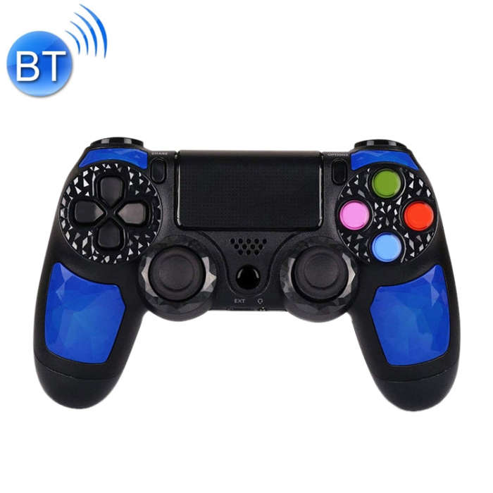 Wireless Bluetooth Diamond Texture Shock Touch Plate Game Handle Controller with Smart Indicator ...