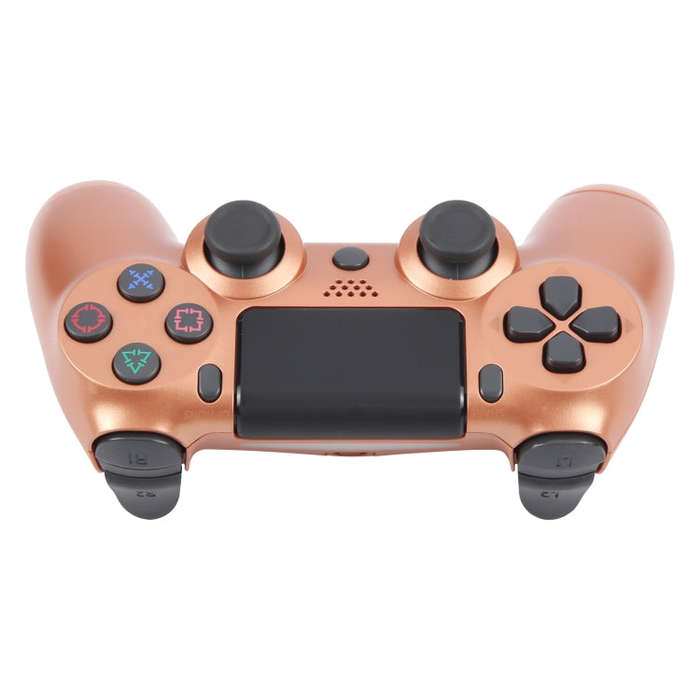 Wireless Bluetooth Snowflake Button Game Controller for Sony PS4 (Bronze)