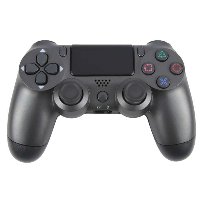 Wireless Bluetooth Snowflake Button Game Controller for Sony PS4 (Grey)