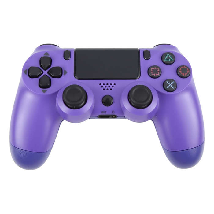 Wireless Bluetooth Snowflake Button Game Controller for Sony PS4 (Purple)