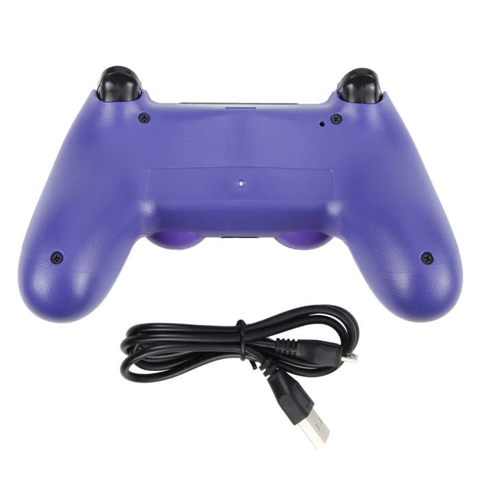 Wireless Bluetooth Snowflake Button Game Controller for Sony PS4 (Purple)