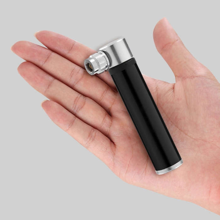 Manual Mini Portable Bicycle Aluminum Alloy Pump + Plastic glue-free tire patch + Tire lever (Red)