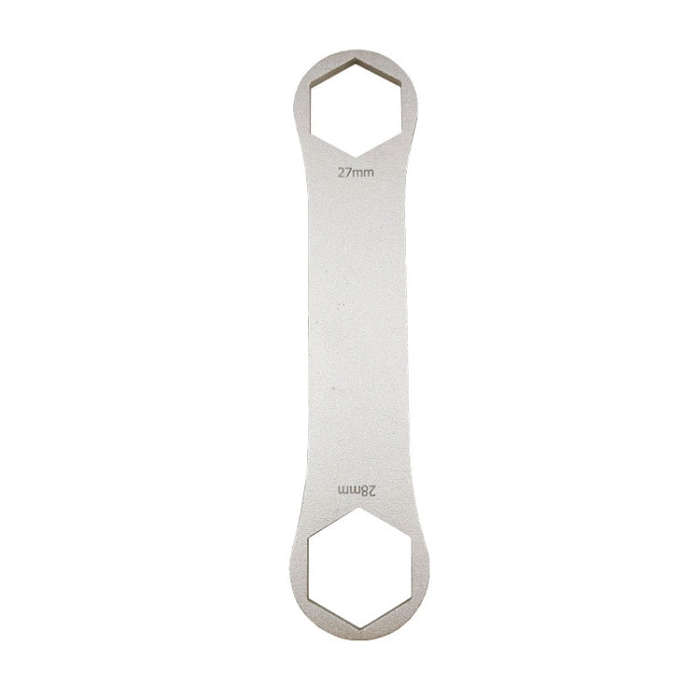BIKERSAY BT050C Multifunctional Stainless Steel Bicycle Fork Wrench Double Head Spanner