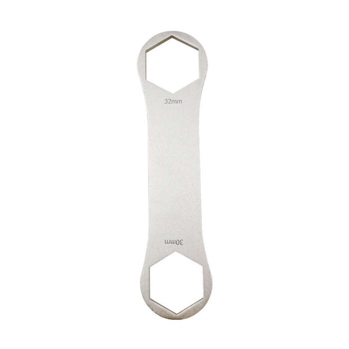BIKERSAY BT050D Multifunctional Stainless Steel Bicycle Fork Wrench Double Head Spanner