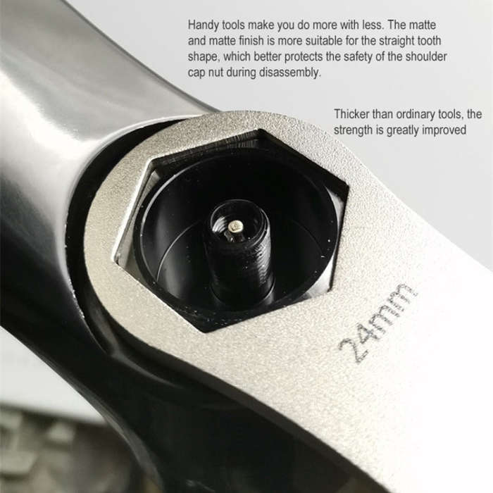 BIKERSAY BT050A Multifunctional Stainless Steel Bicycle Fork Wrench Double Head Spanner