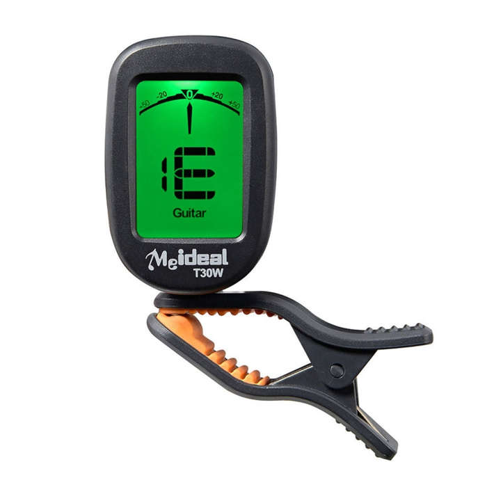 Guitar Tuner Clip on-Accurate Chromatic, Acoustic Guitar Bass Banjo Violin Ukulele Tuner