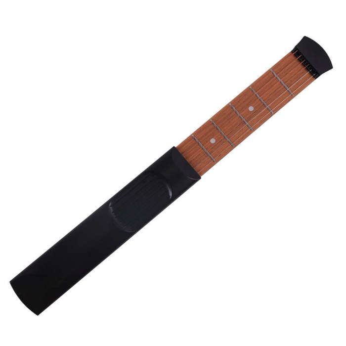 Mini Pocket Guitar Portable Guitar Trainer Finger Chord Conversion Trainer KD10