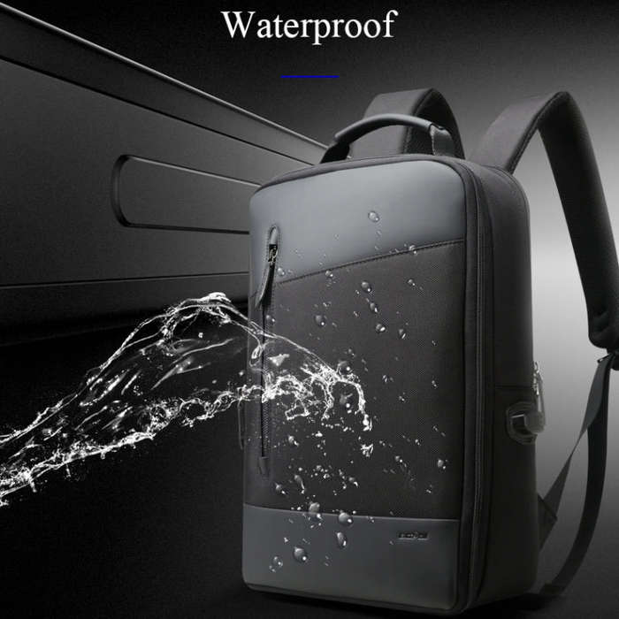 Bopai 851-009911 Business Anti-theft Waterproof Large Capacity Double Shoulder Bag,with USB Charg...