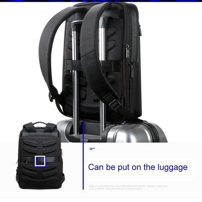 Bopai 61-07311 Large Capacity Anti-theft Waterproof Backpack Laptop Tablet Bag for 15.6 inch and ...