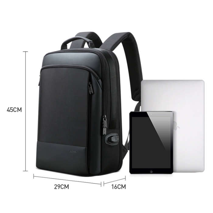 Bopai 61-07311 Large Capacity Anti-theft Waterproof Backpack Laptop Tablet Bag for 15.6 inch and ...
