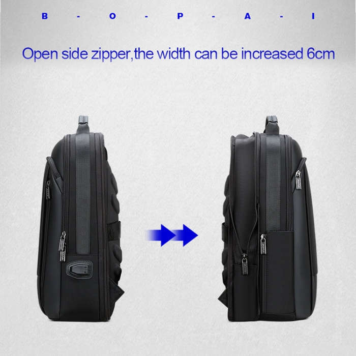 Bopai 61-07311 Large Capacity Anti-theft Waterproof Backpack Laptop Tablet Bag for 15.6 inch and ...
