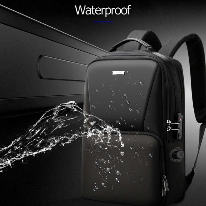 Bopai 61-02511 Business Travel Breathable Waterproof Anti-theft Man Backpack, Size: 30x15x44cm(Bl...