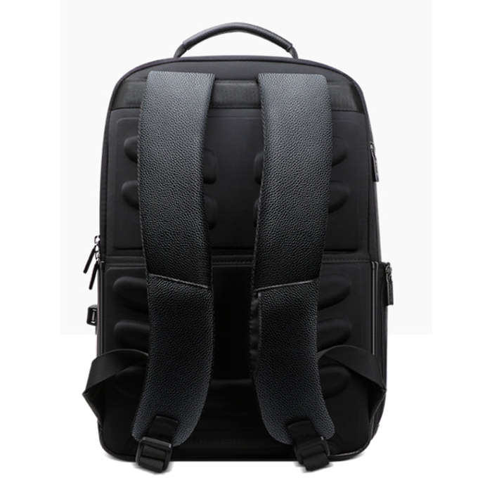 Bopai 851-023911 Top-grain Leather Business Breathable Anti-theft Man Backpack, Size: 28x18x42cm(...