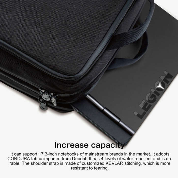 Lenovo LEGION P1 Multi-function Backpack Shoulders Bag for 15.6 inch Laptop / Y7000 / Y7000P (Black)