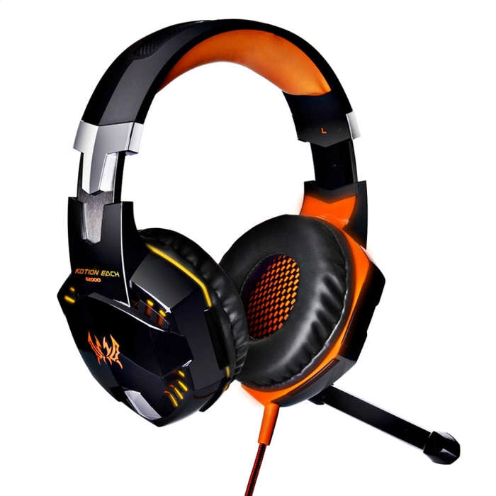 KOTION EACH G2000 Over-ear Game Gaming Headphone Headset Earphone Headband with Mic Stereo Bass L...