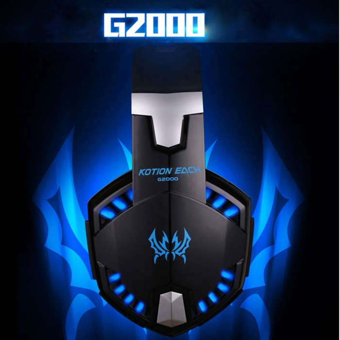 KOTION EACH G2000 Over-ear Game Gaming Headphone Headset Earphone Headband with Mic Stereo Bass L...