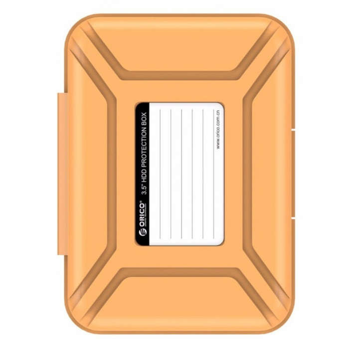 ORICO PHX-35 3.5 inch SATA HDD Case Hard Drive Disk Protect Cover Box(Orange)