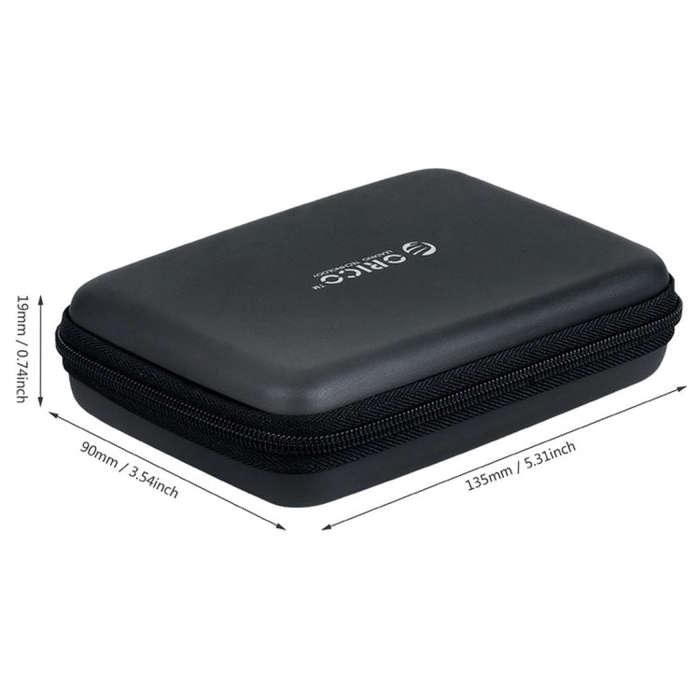ORICO PHB-25 2.5 inch SATA HDD Case Hard Drive Disk Protect Cover Box(Black)