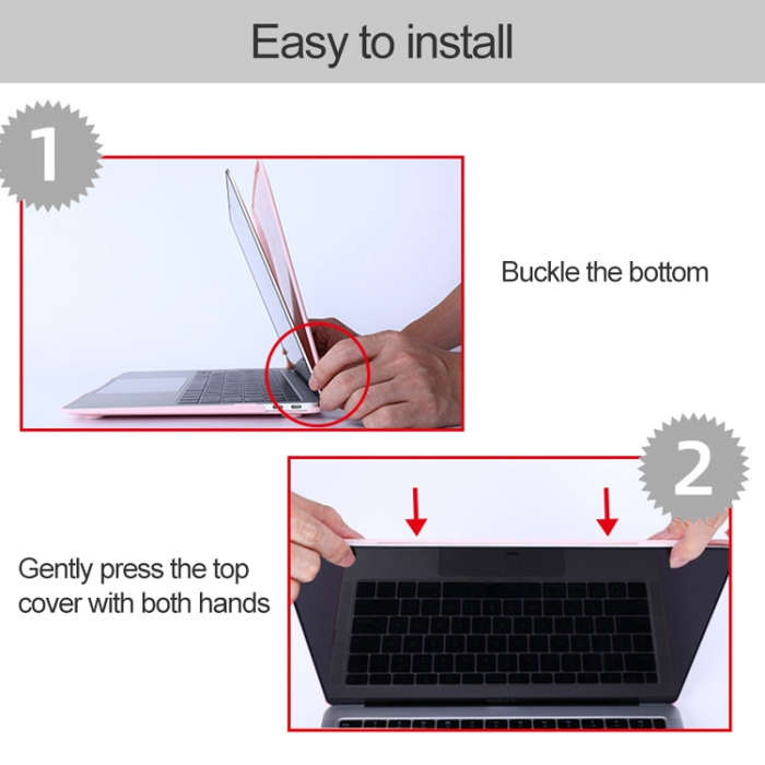 For Huawei MateBook 13 inch 2019 / 2020 Shockproof Frosted Laptop Protective Case(Black)