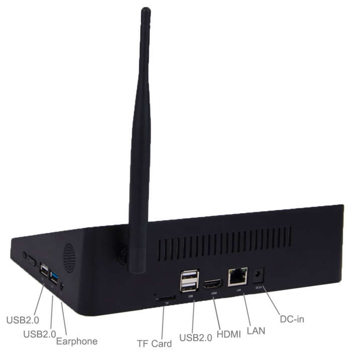 TV Box Style PiPo X9S Windows 10 Mini PC + 8.9 inch Tablet, Intel Celeron N4020 1.10GHz, RAM: 4GB...
