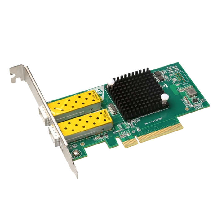XXA037 Intel 82599 Dual SFP Port  PCI Express FCoE PCIe x8 10 Gigabit Ethernet Network Optical LA...