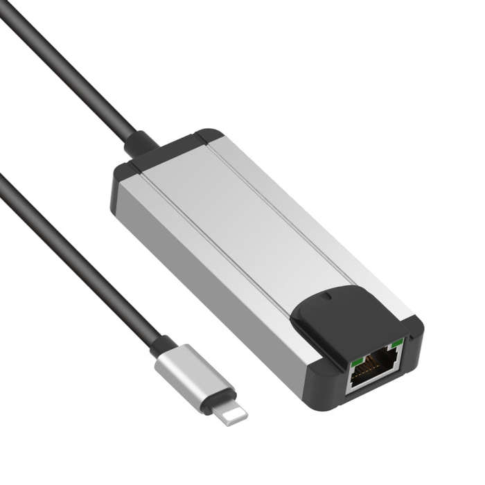 Onten 75002 8PIN to RJ45 Hub USB 2.0 Adapter(Silver)