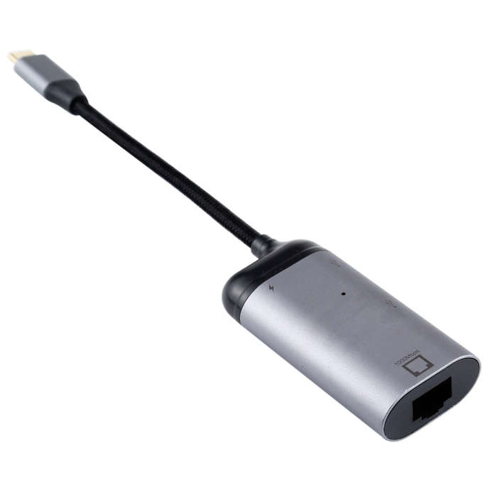 Type-C / USB-C Male to RJ45 Female  + Type-C / USB-C Female + USB Female Adapter Converter