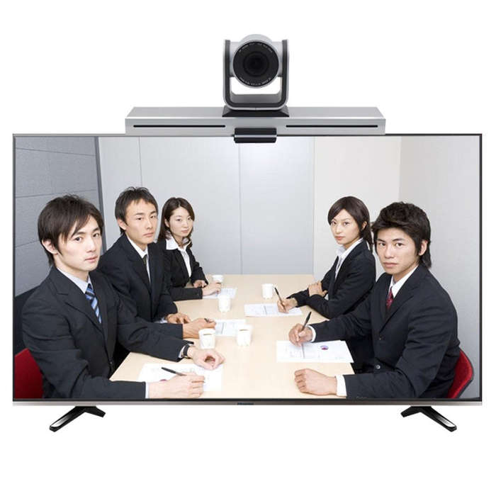 YANS YS-H210UT USB HD 1080P 10X Zoom Video Conference Camera for Large Screen, Support IR Remote ...