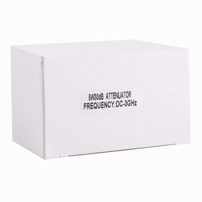 5W 30dBi N Female to N Male DC-13GHz Frequency Gain Attenuator(Silver)