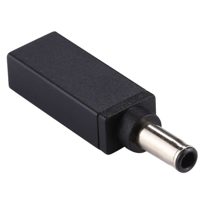 PD 18.5V-20V 5.5x1.0mm Male Adapter Connector(Black)
