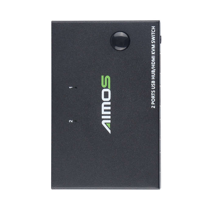 AIMOS AM-KVM201CC 2 Ports USB HUB HDMI KVM Switch without Extension Cable