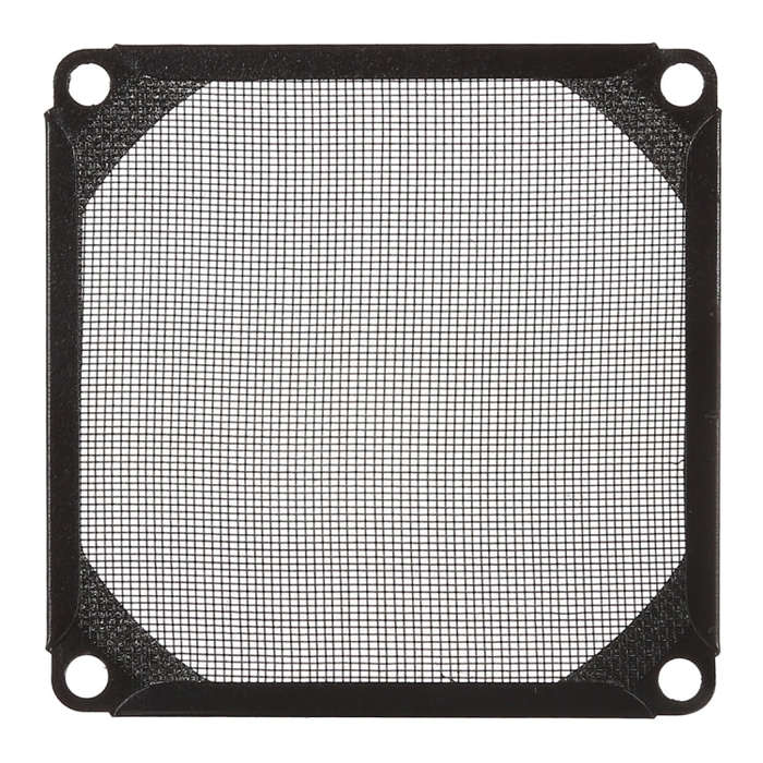 8cm Black Fan Dust Filter Computer Fan Aluminum Dustproof Cover