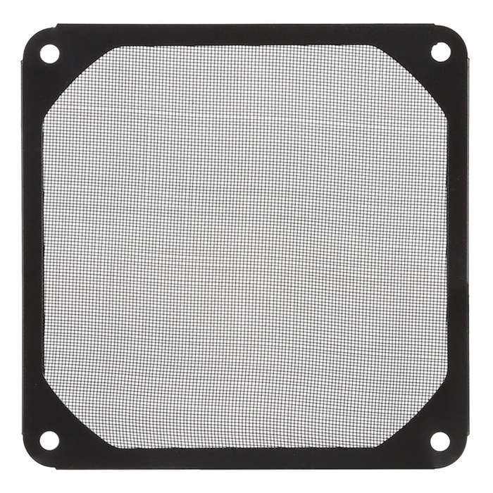 12cm Black Fan Dust Filter Computer Fan Aluminum Dustproof Cover