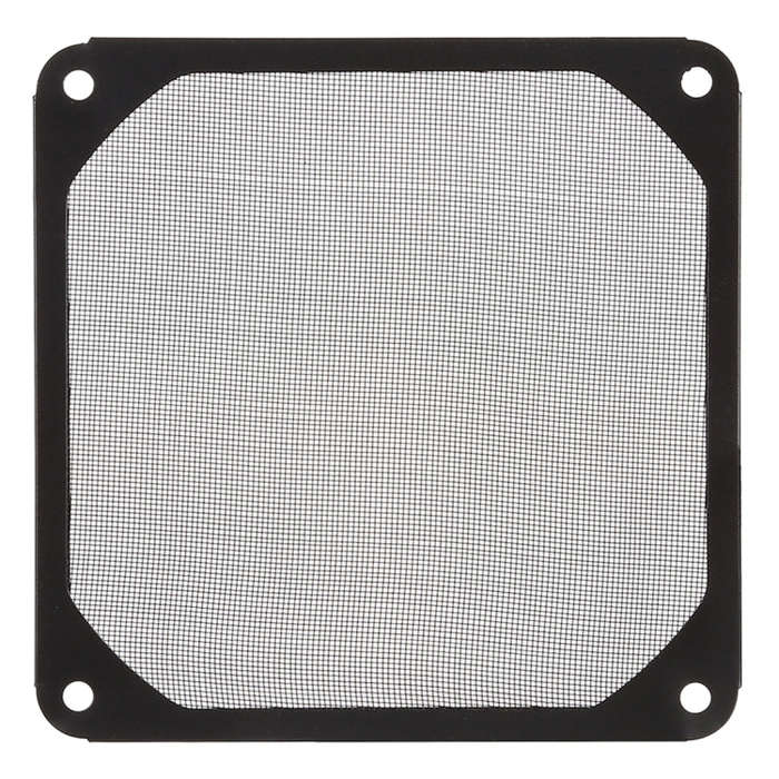 12cm Black Fan Dust Filter Computer Fan Aluminum Dustproof Cover