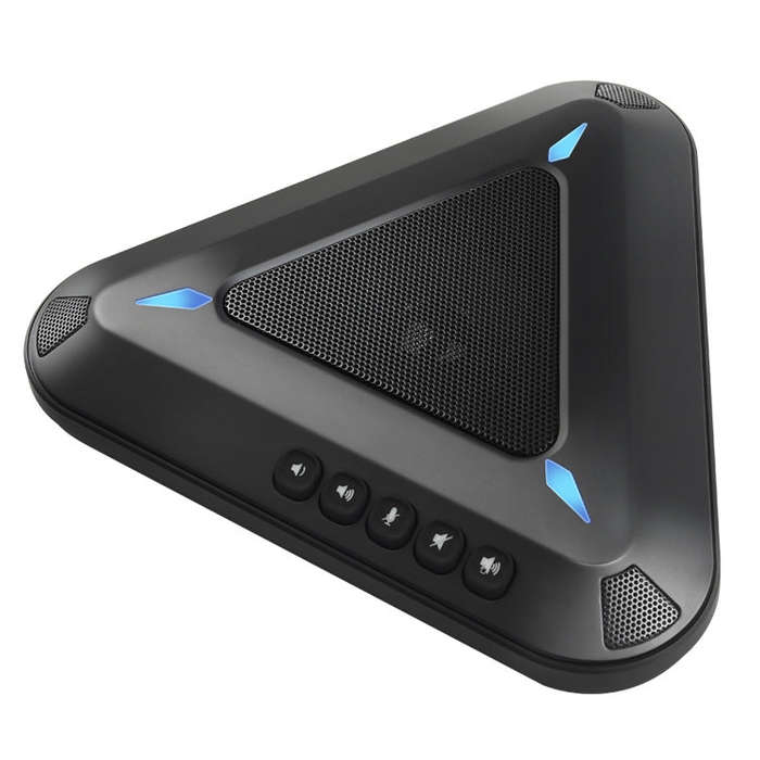 YANS YS-M11 USB Mini Port Video Conference Omnidirectional Microphone(Black)