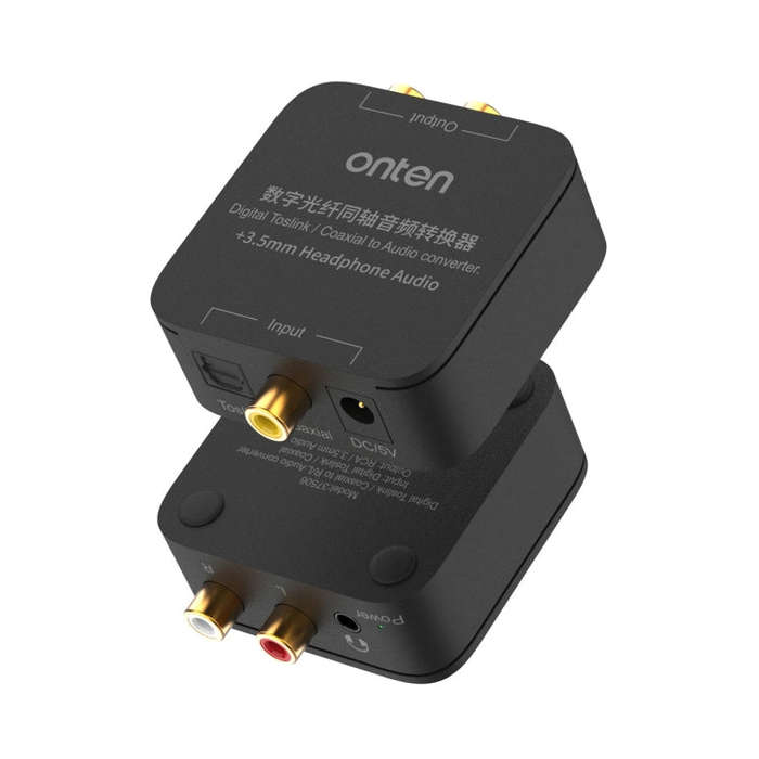Onten 37506 Digital Optical Coaxial Audio Converter Support 192K