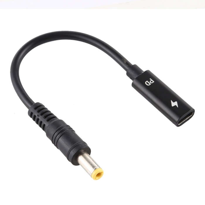 DP USB-C / Type-C to 5.5 x 2.5mm Power Adapter Charger Cable