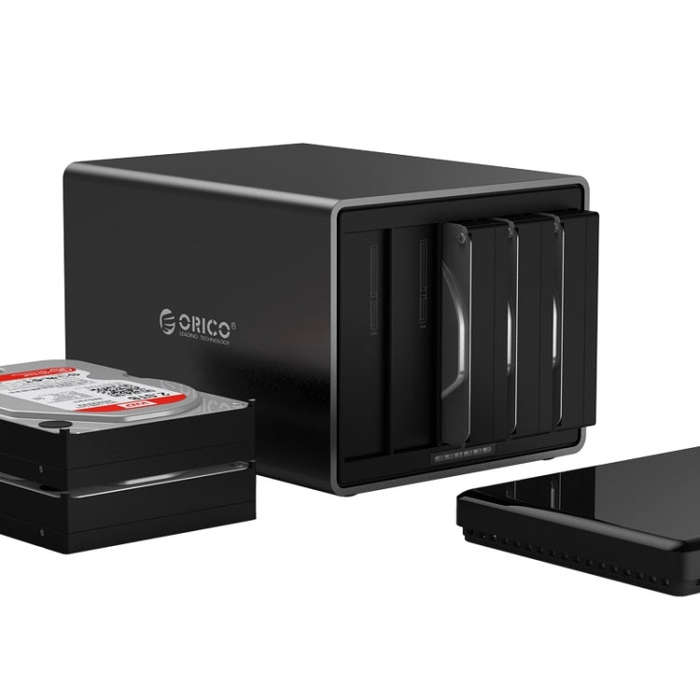ORICO NS500-RC3 5-bay USB-C / Type-C 3.1 to SATA External Hard Disk Box Storage Case Hard Drive D...
