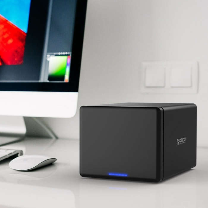 ORICO NS500-RC3 5-bay USB-C / Type-C 3.1 to SATA External Hard Disk Box Storage Case Hard Drive D...