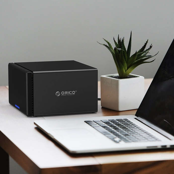ORICO NS800-C3 8-bay USB-C / Type-C 3.1  to SATA External Hard Disk Box Storage Case Hard Drive D...