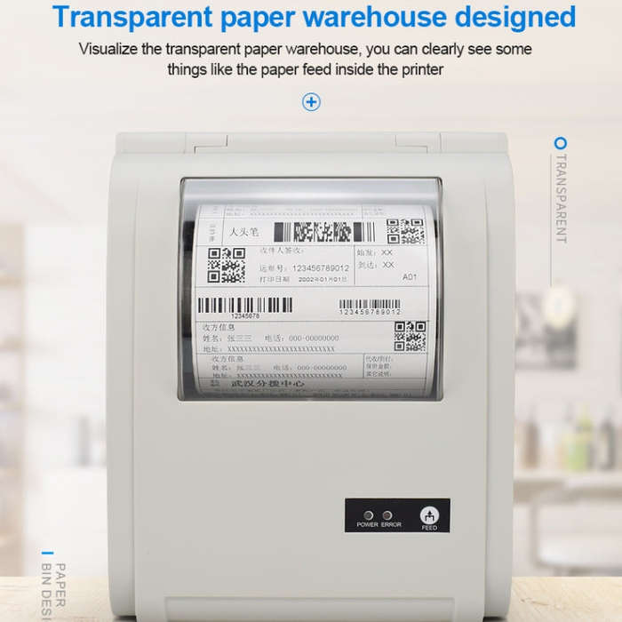 POS-9210 110mm USB +  Bluetooth POS Receipt Thermal Printer Express Delivery Barcode Label Printe...