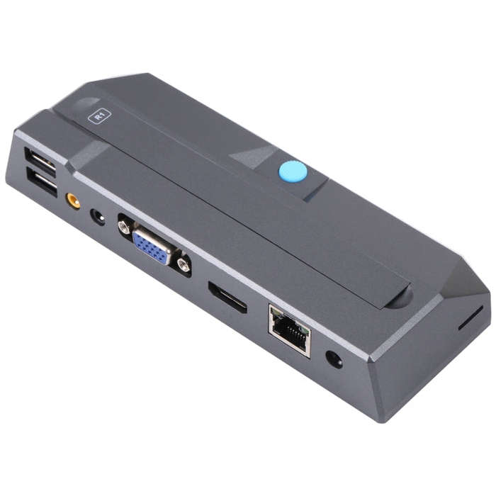 Zero Client R1W Mini PC, CORTEX QUAD A9 Quad Core up to 1.6GHz, RAM: 1GB, ROM: 8GB, Support WiFi,...