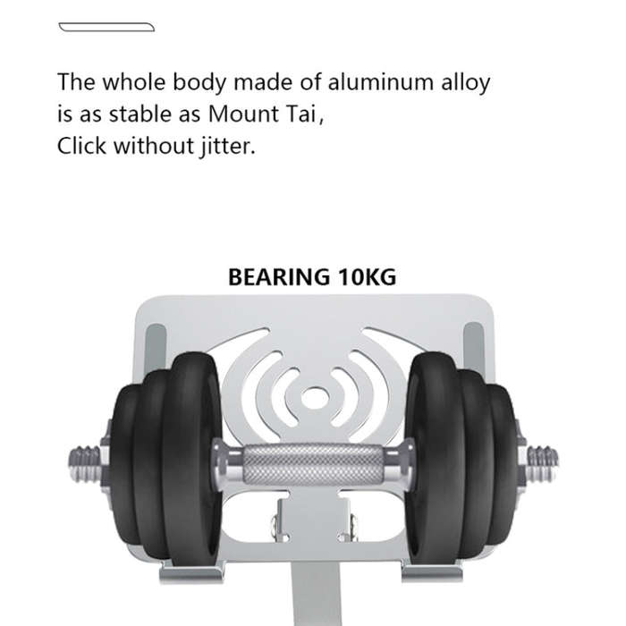 L-13 Aluminum Alloy Foldable Rotating Laptop/Tablet Stand (Grey)
