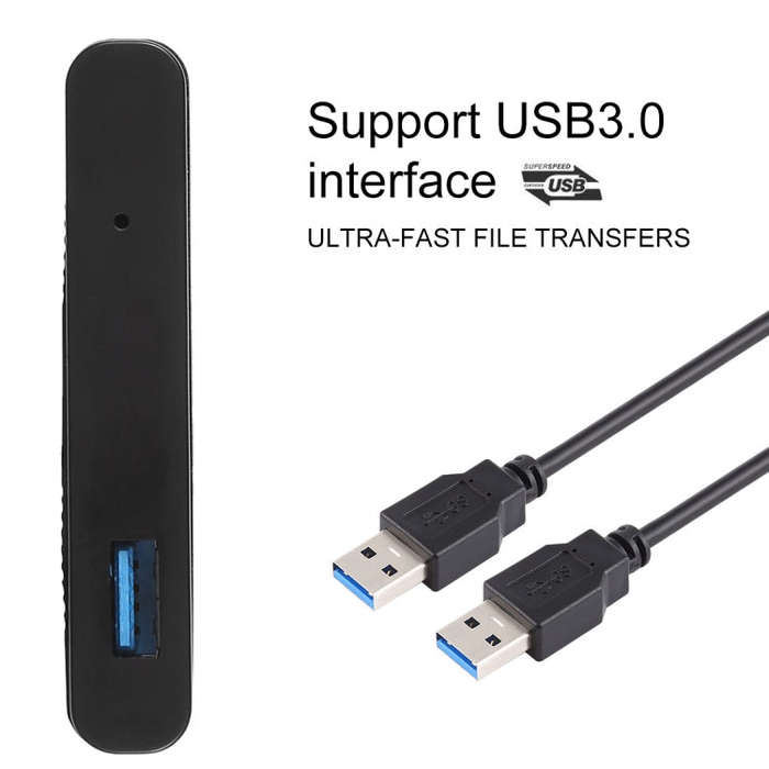 Richwell SATA R2-SATA-250GB 250GB 2.5 inch USB3.0 Super Speed Interface Mobile Hard Disk Drive(Bl...
