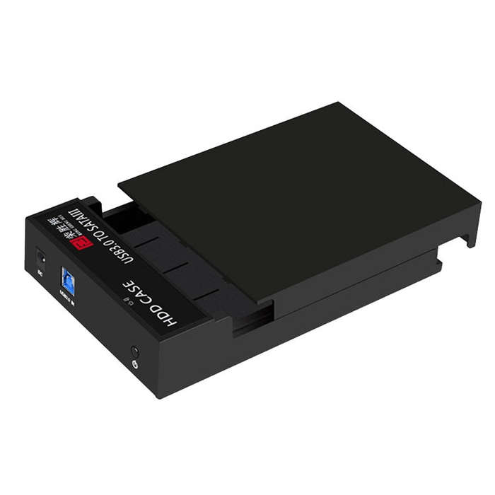 RSH-319 SATA 2.5 / 3.5 inch USB 3.0 Interface Horizontal Type HDD Enclosure, The Maximum Support ...