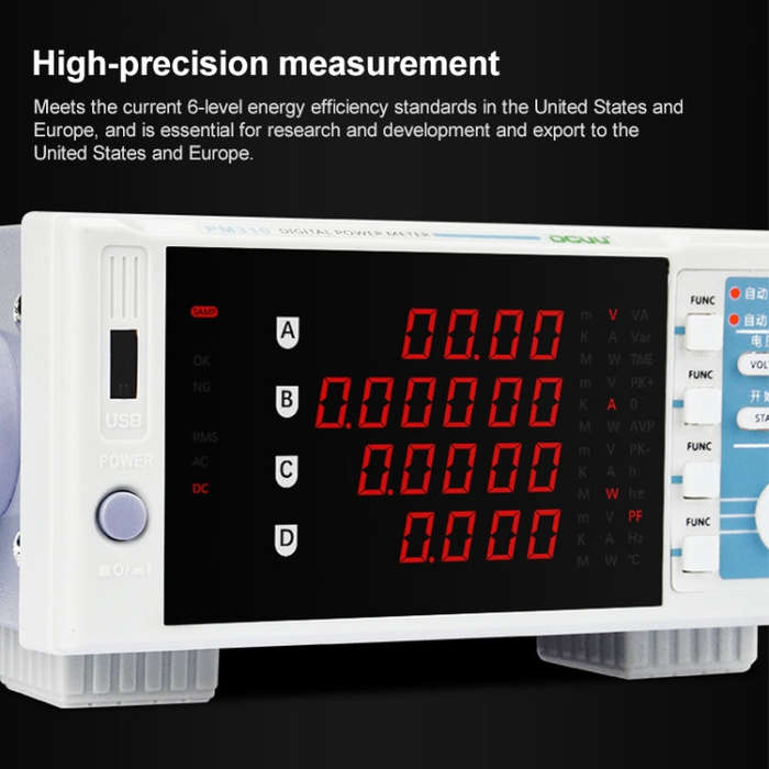 DCUU PM310 Intelligent Electrical Parameters Measuring Instrument (EU Plug)